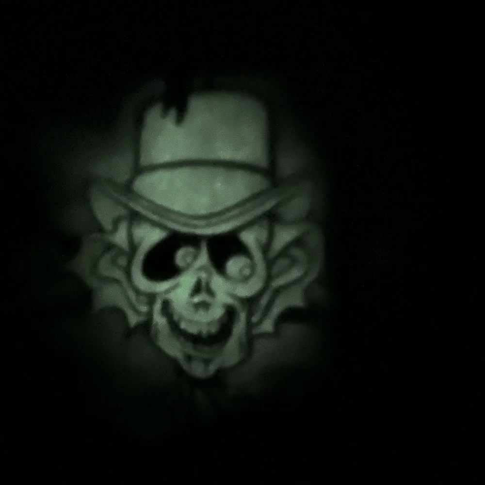 Disney Haunted Mansion Vintage RARE Crewneck Sweater - Black Large Glow in Dark - Picture 12 of 12